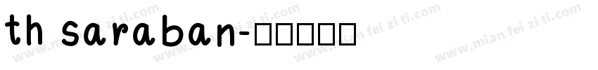 th saraban字体转换